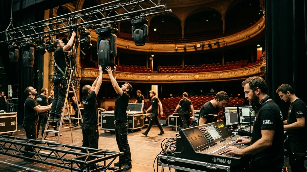 Coordination technique et scénique de spectacle vivant par l'association AIRES-GE