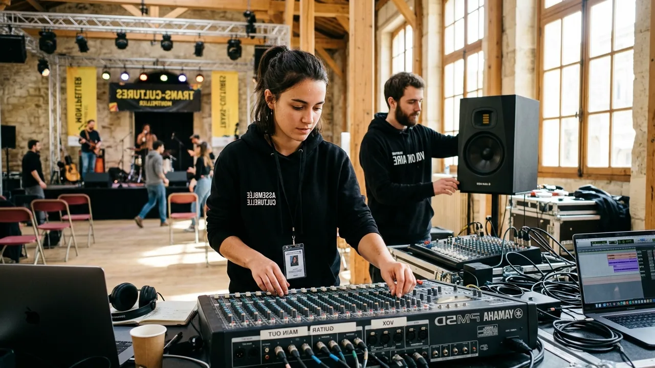 Atelier d'apprentissage des techniques scéniques pour les jeunes régisseurs